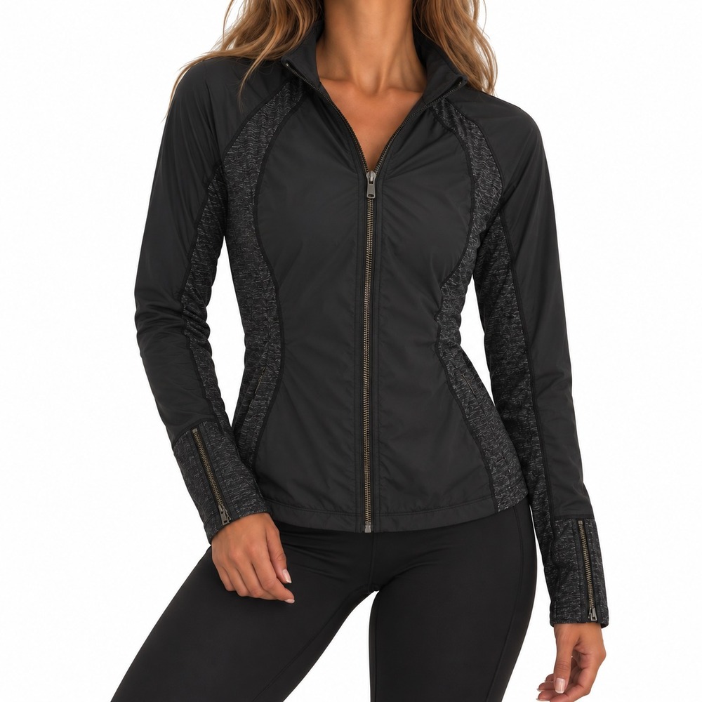 Lululemon Rebel Runner Jacket Women's Size 8 Full Zip Activewear Athletic Gym